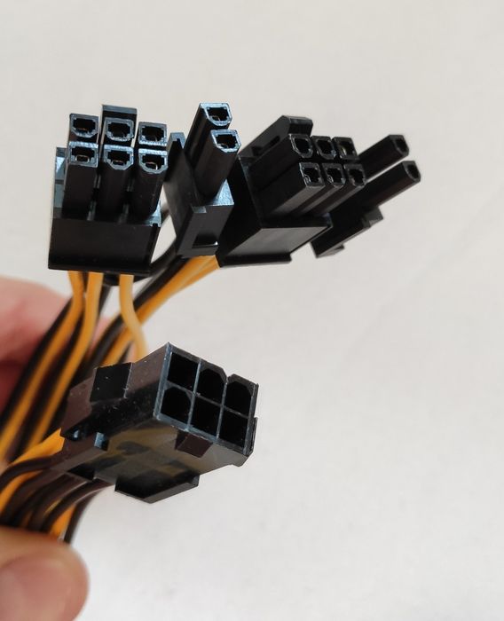Переходник GPU 6-pin to 2x8-pin (6+2) для видеокарт PCI-E