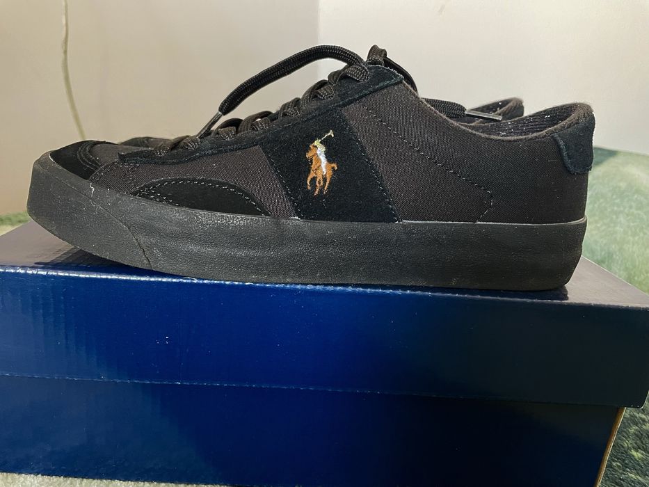 Czarne sneakersy Ralph Lauren r.40