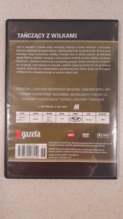DVD Tańczący z wilkami