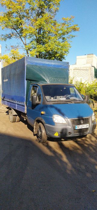 Грузоперевозки а/м ГАЗель (до 2-х т) по Николаеву, области, Украине