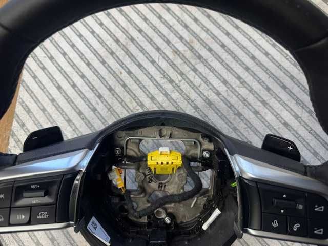 Fiat 600 kierownica skóra multifunkcja łopatki