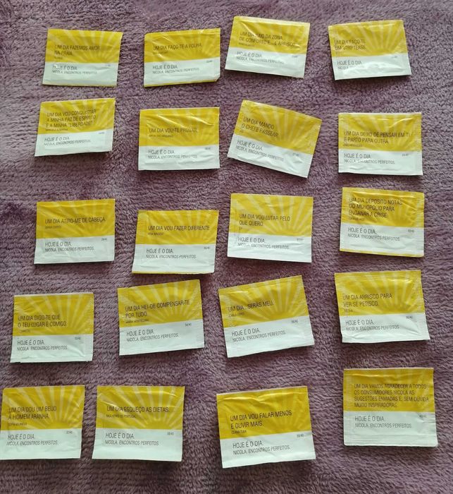 Diversas coleções Pacotes de Açúcar - Nicola