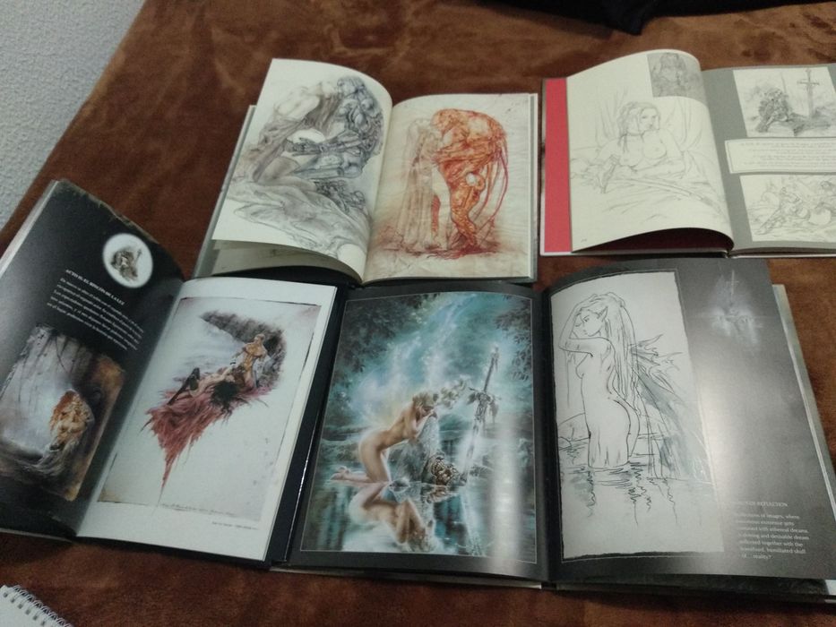 Livro.s Akira,sin city,selecoes BD,comix e luis royo