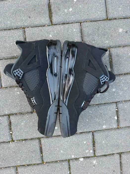 Nike Air Jordan 4 Black Cat – czarne sneakersy