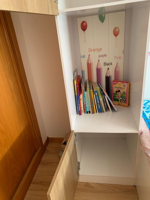 Quarto completo Estúdio Sweet Dreams para crianças ou jovens.
