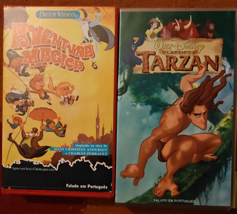 Cassetes Vhs desenhos animados