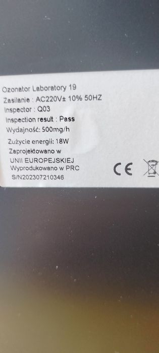 Ozonator, jonizator