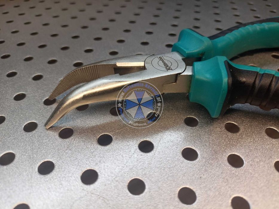 Szczypce wydłużone odgięte 160mm Cr-V szczypce odgięte 160mm