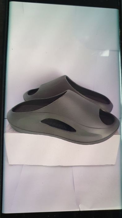 Klapki nowe męskie szare piankowe Rozmiar 45