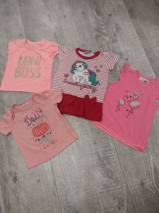 Bluzki z krótkim rękawem dla dziewczynki