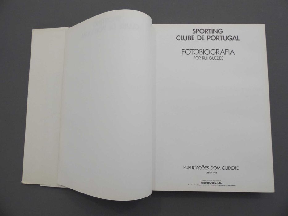 Livro Fotobiografia Sporting Clube de Portugal