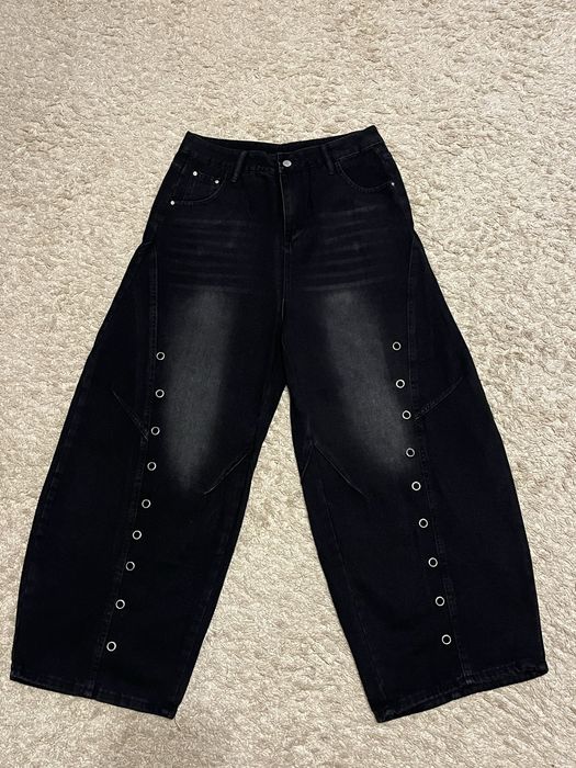 baggy jeans чорні archive y2k opium