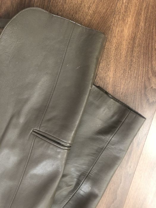 Шкіряний піджак 52 розмір