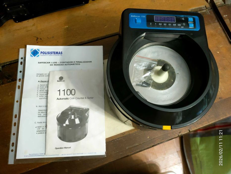 Safescan 1100 - Separador de Moedas
