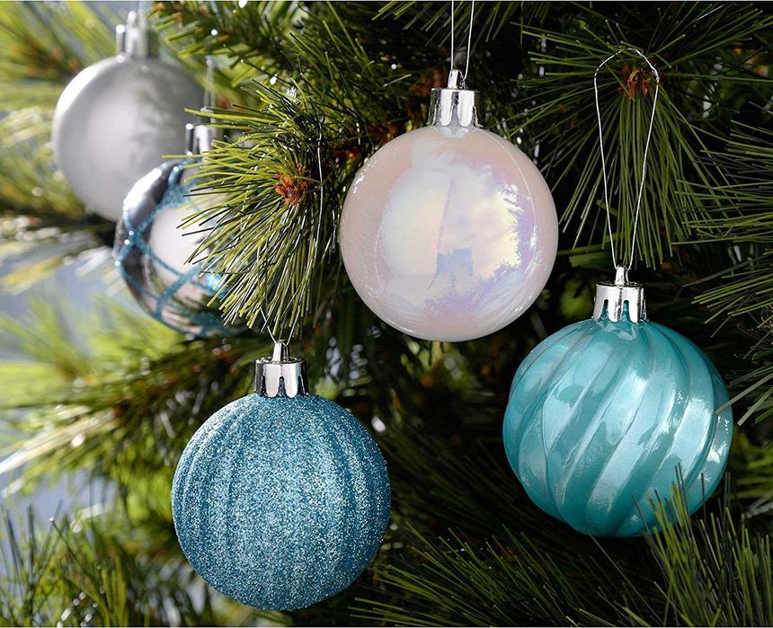 Pacote de bolas de árvore de Natal, 48 peças