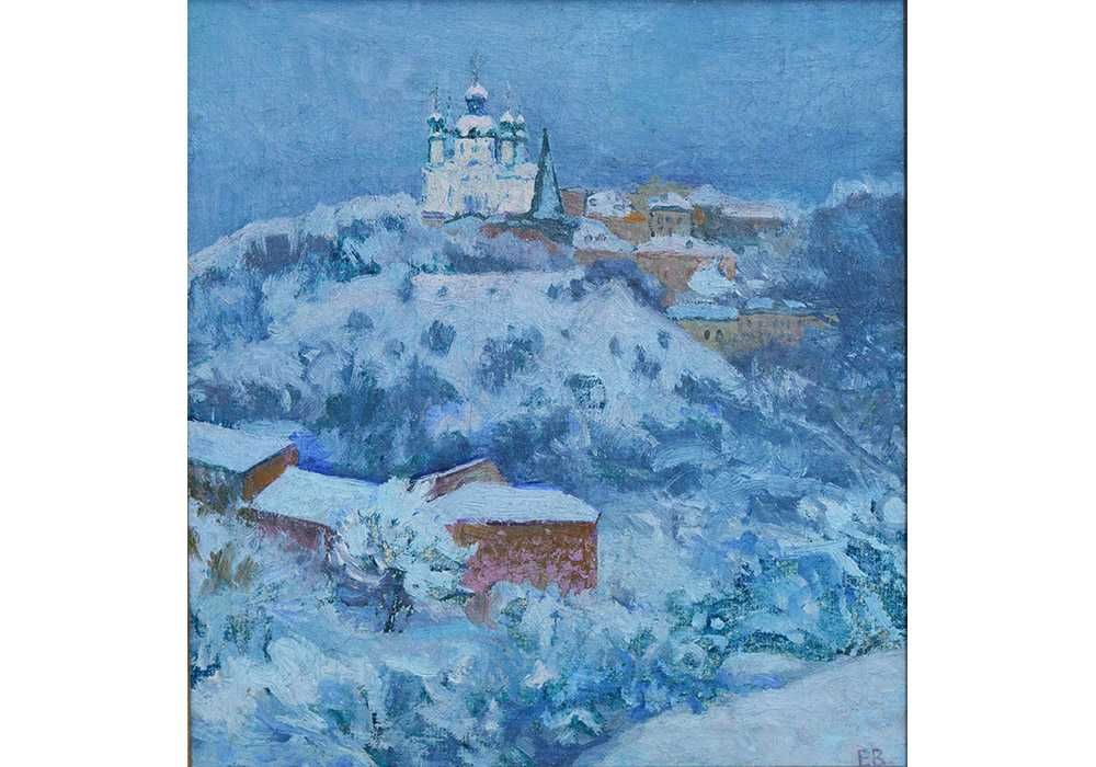 Волобуев Евгений (1912-2002) Андреевская церковь Подол Киев - Волобуєв