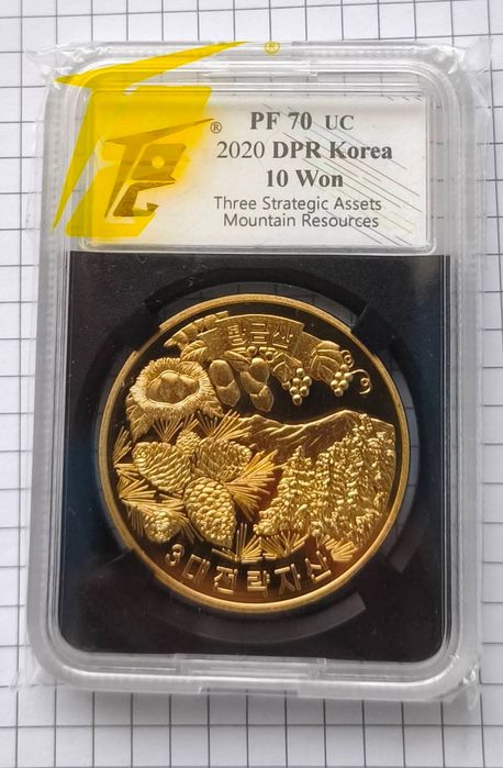 Північна Корея. TQG. 10 вон 2020р. " Гірські ресурси". СЛАБ