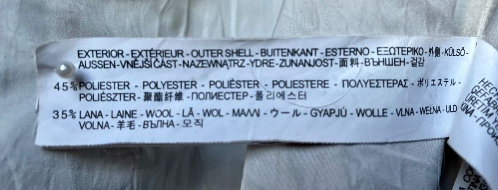 Wełniana marynarka granatowo-czerwona Zaraza Basic M