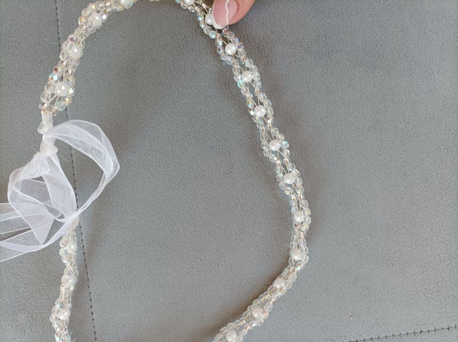 Wyjątkowa suknia ślubna Boho 2w1 rozmiar S plus dodatki