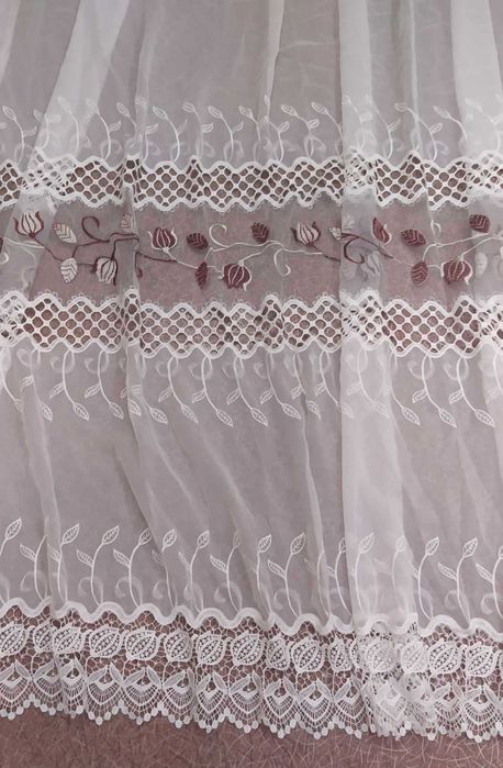 Тюль на кухонное окно в комнату