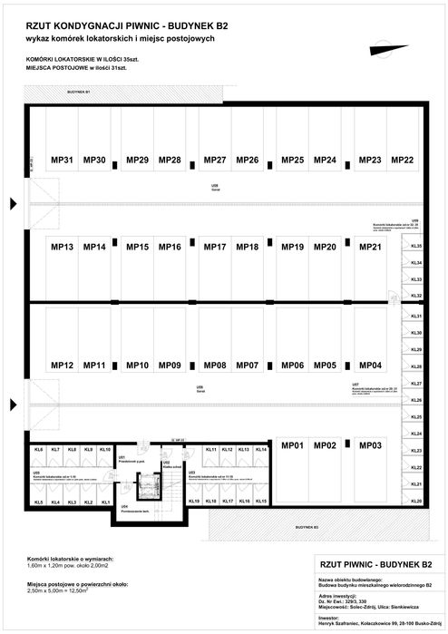 MIESZKANIE W SOLCU-ZDROJU ul. Sienkiewicza Bud. B2 M27 40,28m2 - 2 piętro
