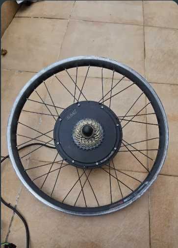 Kit Conversão E-Bike Elétrico 1000W 48V + Bateria
