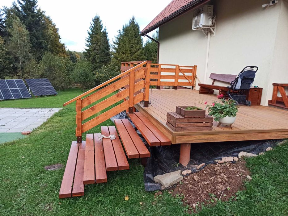 Tarasy, pergole, garaże , altany, daszki, itp...