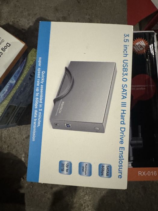 Obudowa Dysku Twardego SSD i HDD, USB 3.0 2,5" i 3,5" Sata 24W