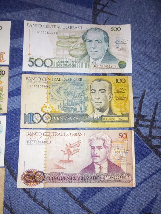 Lote notas brasil antigas