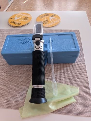 Medidor de grau alcoólico para pesagem de bagaço, aguardentes, licores