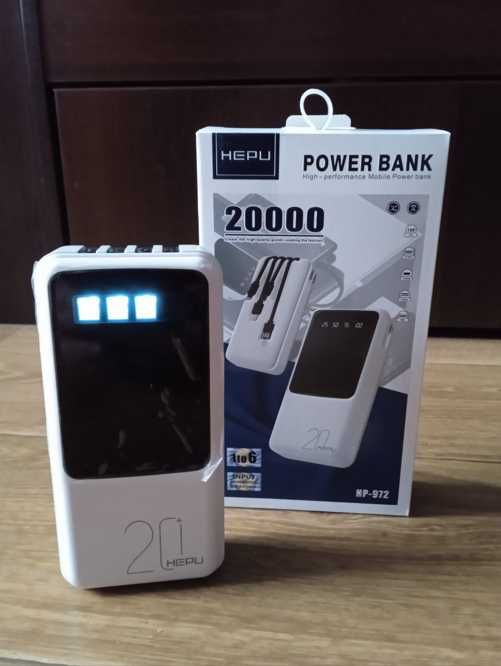 Повербанк power bank hepu hp972 20000 mah