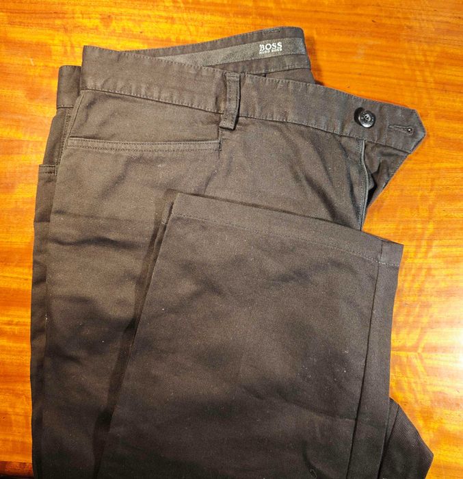Calças de homem Hugo Boss pretas