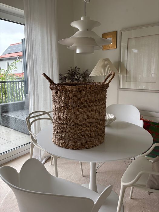 Duży kosz z trawy morskiej Zara Home