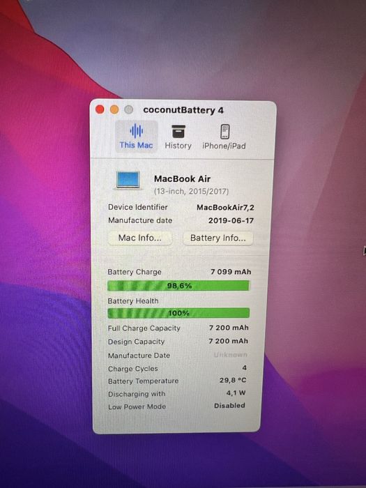 Macbook Air 13” 2017