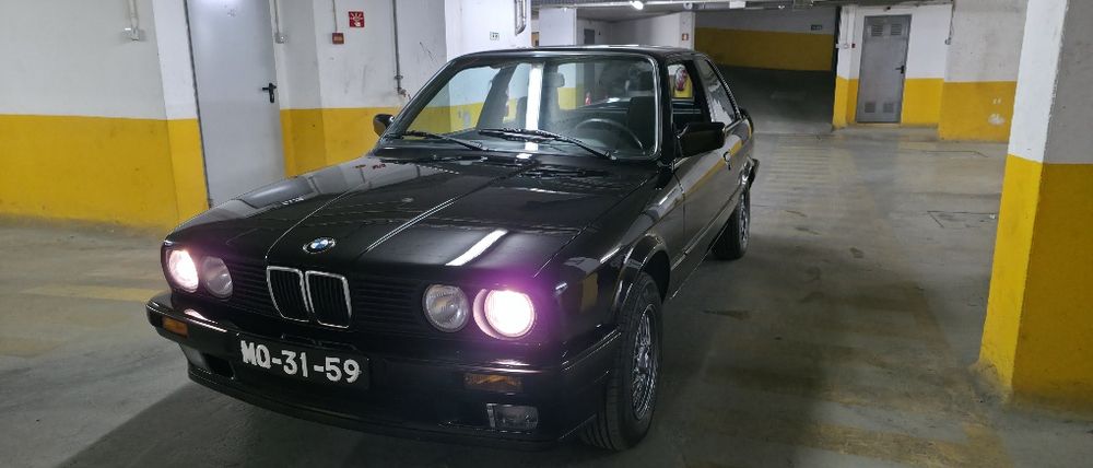 Aluguer BMW E30 Coupé Preto Imaculado para Casamentos – Grande Lisboa