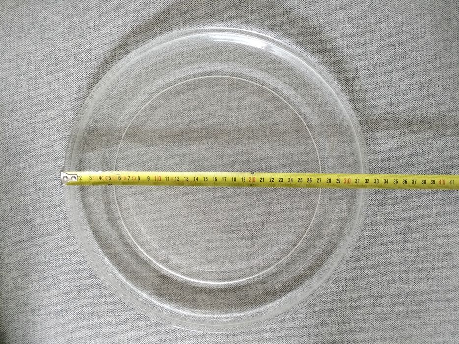 Prato de micro-ondas universal em vidro — 32 cm