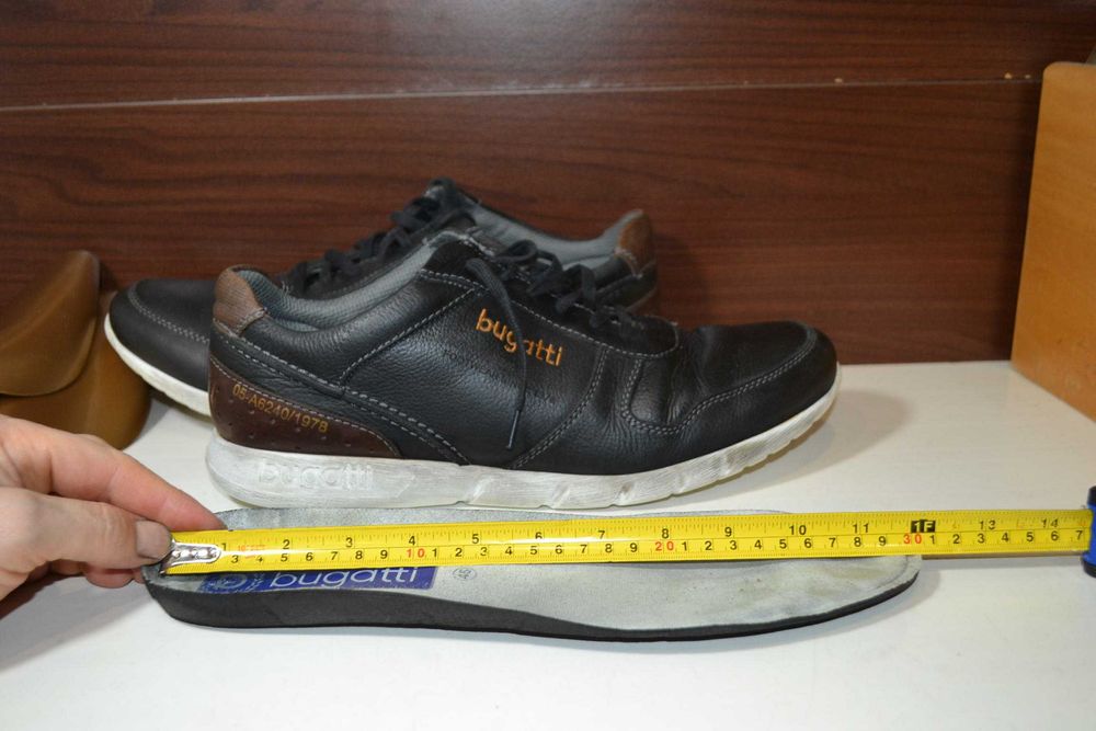 bugatti 46р туфли кроссовки полуботинки оригинал кожаные