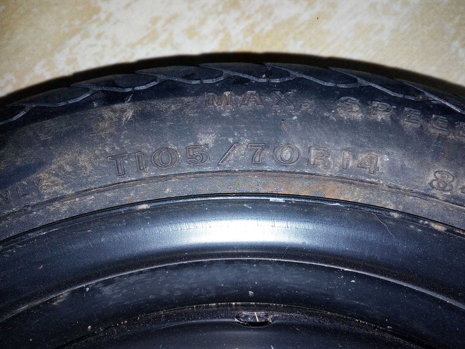 ZAPAS Koło dojazdowe 14 Skoda VW Seat Audi ET38