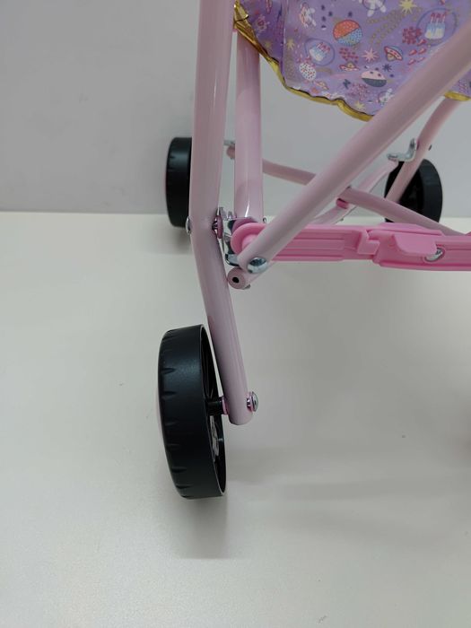 Wózek dla lalki spacerówka Baby Born 43 cm parasolka składany (E4)