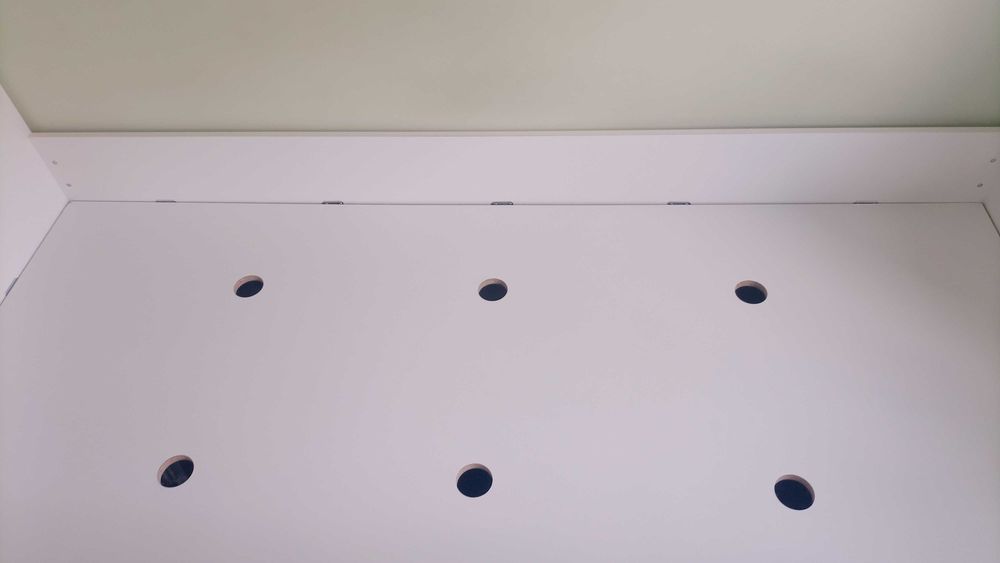 Łóżko młodzieżowe z biurkiem i szafką