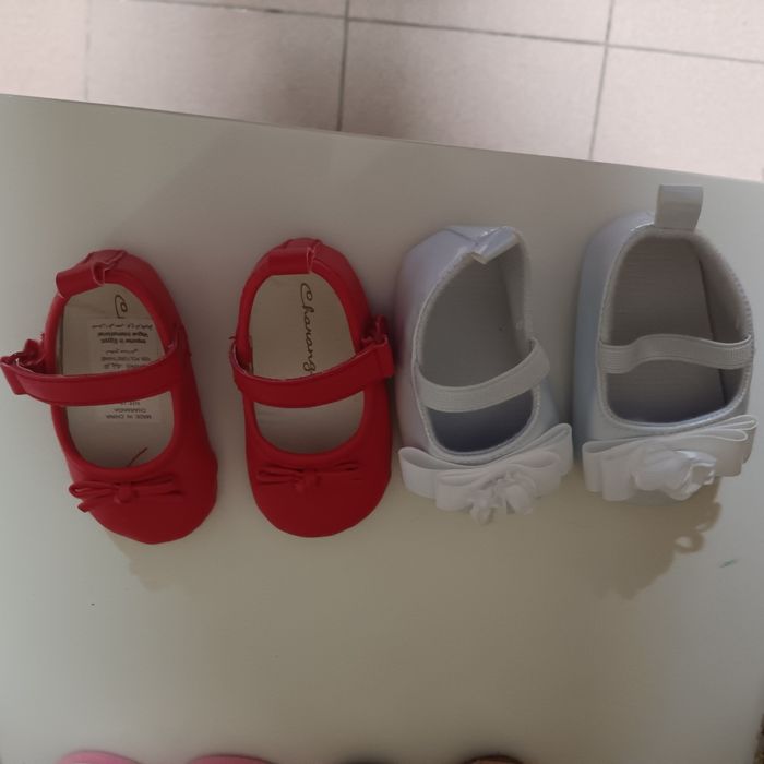 3  sapatinhos bebé menina n16
