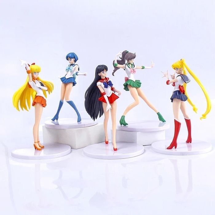 Saillormoon  Conjunto 5 figuras