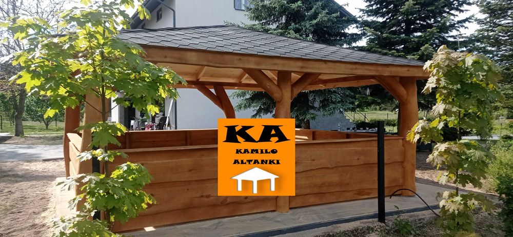 Altanka, Altana, Altanki, Altany na grubym balu ogrodowe