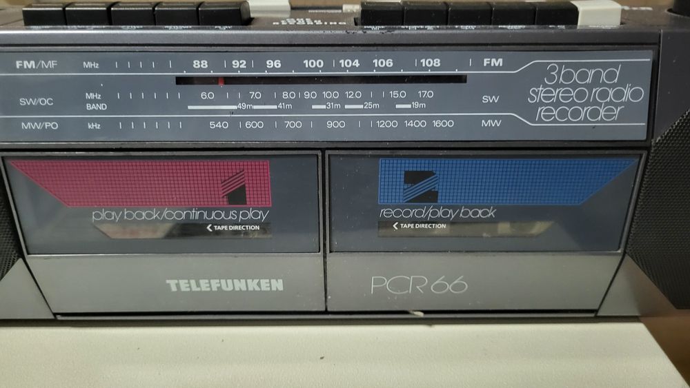 Rádio Telefunken Duplo Deck