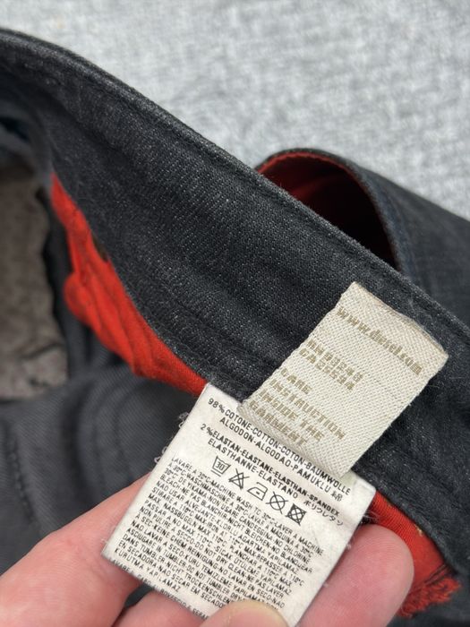 Czarne spodnie męskie Diesel w33