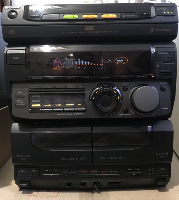 Музыкальный центр Sony mhc-G88 (голова)