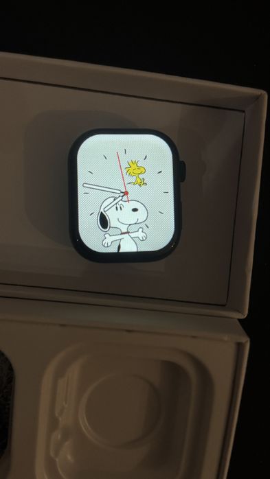 Smart watch preto série 3 midnight aluminium case 45 mm