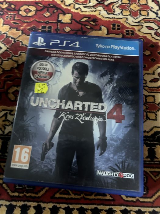 Uncharted 4 kres zlodzieja ps4