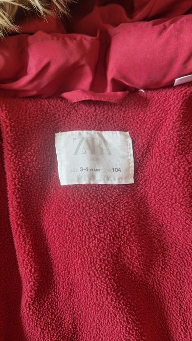 Kurtka zimowa 104 zara baby