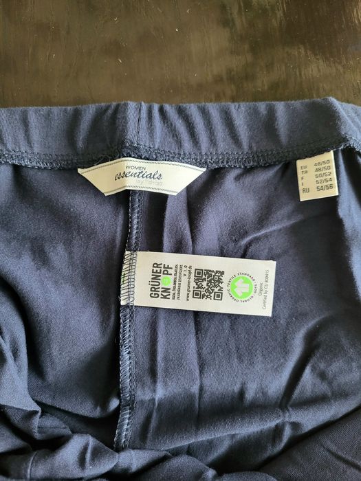 Легінси Tchibo (XL 48/50) — темно-сині, з біо-бавовни